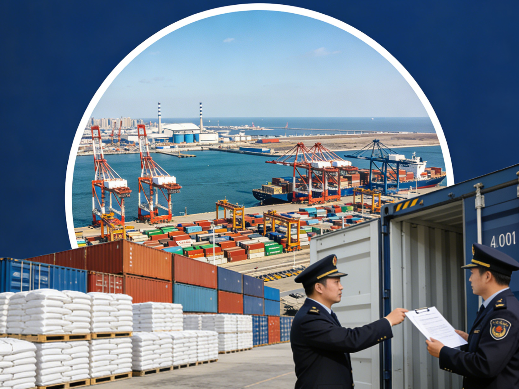 天津口岸氮肥磷肥钾肥原料进口全流程